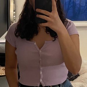 Cute lavender zelly top from Brandy Melville💜